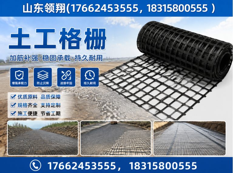巴中土工格栅展示图